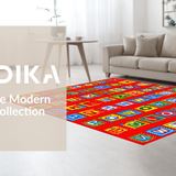 Playful Colorful Alphabet Scheme(Red)
