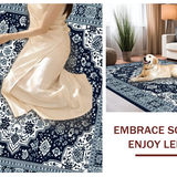 Artful Ogee with Gray Accents(Blue)