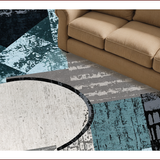 Contemporary Neutral Meditation Space Non Slip(Gray)