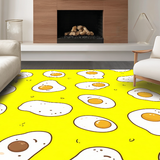 Playful Cartoon Egg Motif(Yellow)