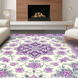 Rustic Lavender Trellis Design(Ivory)