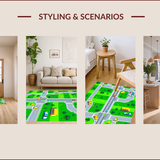 Vibrant Cityscape Playful(Green)