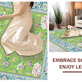 Sophisticated Symmetrical Floral Elements(Green)