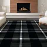 Minimalist Graphic Tile Arrangement(Black)