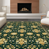 Luxurious Green Tiled Motif(Green)