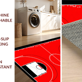 Bold Basketball Themed Visual Appeal(Red)