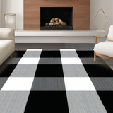 Chic Black and White Stripes(Black)