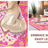 Artistic Abstract Floral Arrangement(Pink)