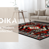 Elegant Symmetrical Ogee Design(Red)