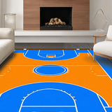 Trendy Abstract Court Visuals(Blue)