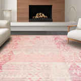 Macaroon Color Cozy with Blush Pink Ombre and Delicate Geometric Lines(Pink)