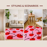 Whimsical Colorful Tufted Style(Red)