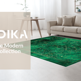 Minimalist Emerald Ogee Composition(Green)