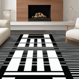 Contemporary Black and White Elegance(Black)