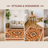 Artistic Warm Toned Medallion Style(Orange)