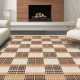 Lively Geometric in Brown(Beige)