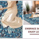 Chic Vintage Blue Tiled(Blue)