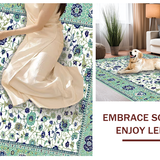 Artful Vintage Leafy Composition(White)