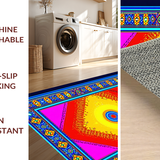 Exuberant Peaceful Vibe Tapestry(Red)
