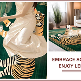 Artistic Ethnic Tiger Motif(Green)