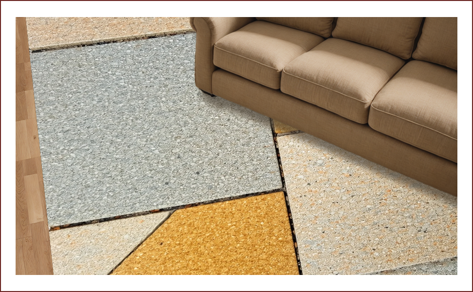Ultra Soft Area Rug, Non Slip, Stain Resistant, Washable Area Rugs for Living Room, Bedroom, Modern Sandstone Viscose Living Room Rug(Gray) - ODIKA