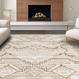 Rustic Crochet Medallion Design(Beige)