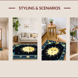 Mystical Solar Starry Motif(Gold)