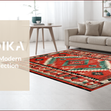 Elegant Abstract Red Motif(Red)