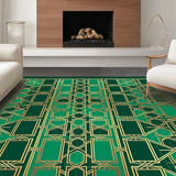 Modern Minimalist Diamond Design(Green)