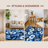 Stylish Tropical Print Accent(Blue)