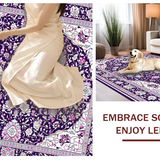 Chic Monochrome Vintage Blossom(Purple)