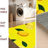 Cheerful Lemon Fruit Motif(Yellow)