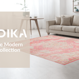 Contemporary Distressed Artistic Flair(Pink)
