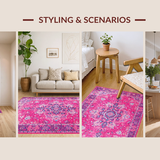 Eclectic Modern Floral Decor(Pink)