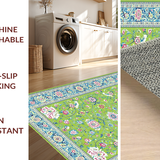 Sophisticated Symmetrical Floral Elements(Green)