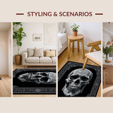 Eerie Monochrome Patterned Decor(Gray)