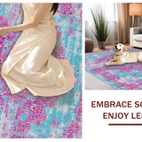 Striking Light Blue and Fuchsia Harmony(Blue)