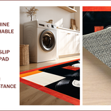 Music Themed Half Circle Kitchen Absorbent(Black)