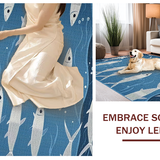 Minimalist Blue and White Fusion(Blue)