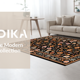 Transitional Cozy Floral Elements(Black)