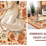 Sophisticated Multicolor Curved Design(Beige)