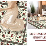 Vibrant Botanical Green Elegance(Ivory)