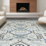 Modern Striped Rustic Feel(Blue)