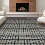 Modern Striped Symmetrical Layout(Black)