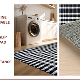 Chic Black and White Checkerboard Style(Black)