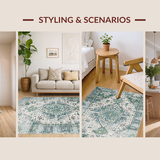 Earthy Toned Elegant Medallion Design(Gray)