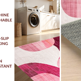 Artistic Abstract Pink Waves(Pink)