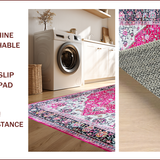 Eclectic Hot Pink Textured Elegance(Pink)