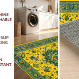 Whimsical Floral Medallion Delight(Yellow)