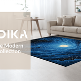 Dreamy Astral Patterned Floor Mat(Blue)
